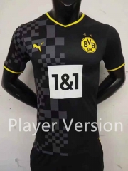 Player Version 2022-2023 Borussia Dortmund Away Black Thailand Soccer Jersey AAA