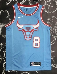 Chicago Bulls Blue #8 NBA Jersey-311