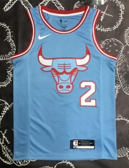 Chicago Bulls Blue #2 NBA Jersey-311