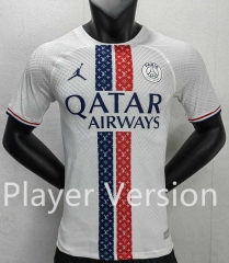 Player Version 2022-2023 Paris SG White Thailand Soccer Jersey AAA-888