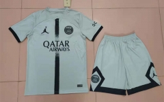2022-2023 Paris SG Light Gray Soccer Uniform-718