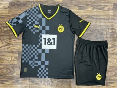 2022-2023 Borussia Dortmund Black Soccer Uniform-709