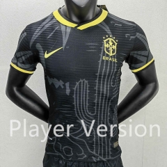 Player Version 2022-2023 Brazil Black Thailand Soccer Jersey AAA-888