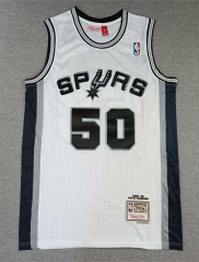 San Antonio Spurs White #50 NBA Jersey-1380