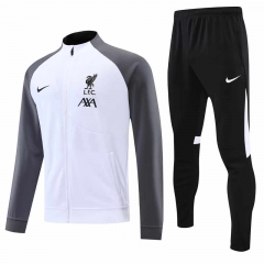 2022-2023 Liverpool White Thailand Soccer Jacket Uniform-4627