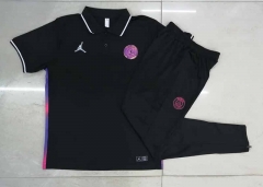 2022-2023 Jordan PSG Black Thailand Polo Uniform-815