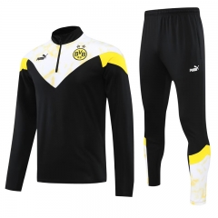 2022-2023 Borussia Dortmund Black Thailand Soccer Tracksuit -4627
