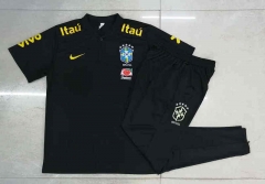 2022-2023 Brazil Black Thailand Polo Uniform-815
