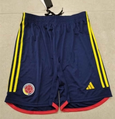 2022-2023 Colombia Home Royal Blue Thailand Soccer Shorts-5805