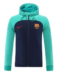 2022-2023 Barcelona Royal Blue Thailand Soccer Jacket With Hat-LH