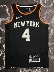 22-23 Honor Edition New York Knicks Black #4 NBA Jersey-311