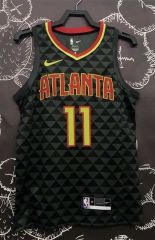 Atlanta Hawks Black #11 NBA Jersey-311
