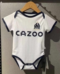 2022-2023 Olympique de Marseille Home White Baby Uniform-CS