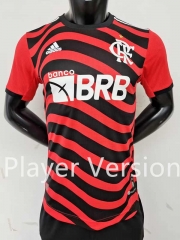 Player Version 2022-2023 Flamengo Red&Black Thailand Soccer Jersey AAA-2273