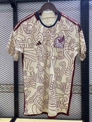 2022-2023 Mexico Away Yellow Thailand Soccer Jersey AAA-1876