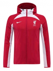 2022-2023 Liverpool Red Trench Coats With Hat-LH