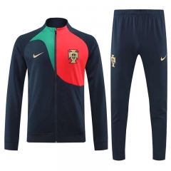 2022-2023 Portugal Black Thailand Soccer Jacket Unifrom-4627