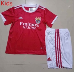 2022-2023 Benfica Home Red Kids/Youth Soccer Uniform-507