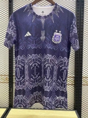 2022-2023 Argentina Purple Thailand Training Soccer Jersey-1876