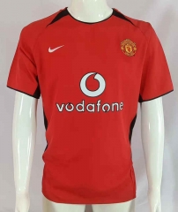 Retro Version 02-04 Manchester United Black Thailand Soccer Jersey AAA-503