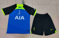 2022-2023 Tottenham Hotspur Away Blue Soccer Uniform-718
