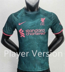 Player Version 2022-2023 Liverpool 2nd Away Green Thailand Soccer Jersey AAA