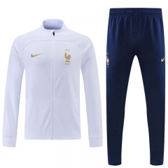 2022-2023 France White Thailand Soccer Jacket Uniform-4627