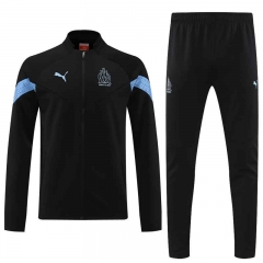 2022-2023 Olympique Marseille Black Thailand Soccer Jacket Uniform -4627
