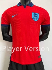 Player Version 2022-2023 England Away Red Thailand Soccer Jersey AAA-888