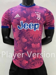 Player Version 2022-2023 Juventus 2nd Away Red Thailand Soccer Jersey AAA-518