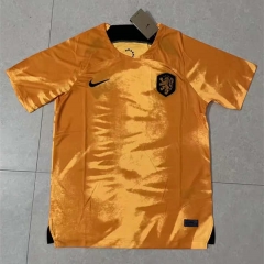 2022-2023 Netherlands Home Orange Thailand Soccer Jersey AAA-818