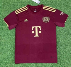 ( S-4XL ) 2022-2023 Bayern München Beer Special Version Away Red Thailand Soccer Jersey AAA-403