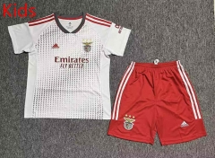 2022-2023 Benfica 2nd Away White Kids/Youth Soccer Uniform-3162