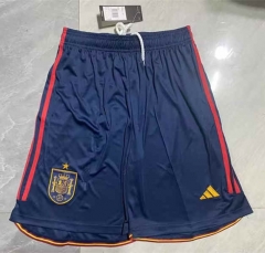 2022-2023 Spain Home Royal Blue Thailand Soccer Shorts-6794