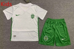 2022-2023 Sporting Clube de Portugal 2nd Away White Kid/Youth Soccer Uniform-3162