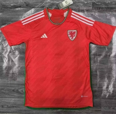 2022-2023 Wales Home Red Thailand Soccer Jersey AAA