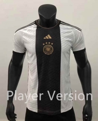 Player Version 2022-2023 Germany Home White Thailand Soccer Jersey AAA-GB