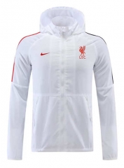 2022-2023 Liverpool White Thailand Trench Coats With Hat-4691