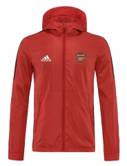 2022-2023 Arsenal Red Trench Coats With Hat-4691