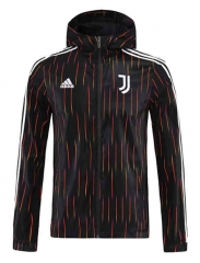 2022-2023 Juventus Black Trench Coats With Hat-4691