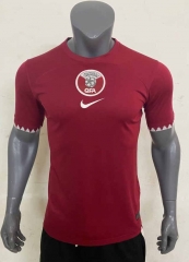 2022-2023 Qatar Home Red Thailand Soccer Jersey AAA-416
