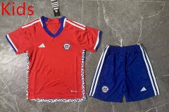 2022-2023 Chile Home Red Kids/Youth Soccer Uniform-6748
