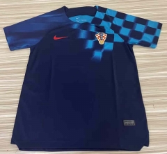 2022-2023 World Cup Croatia Away Royal Blue Thailand Soccer Jersey AAA-7138