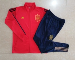 2022-2023 Spain Red Thailand Soccer Jacket Unifrom-815