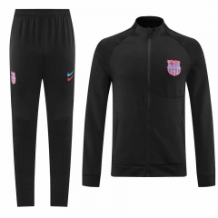 2022-2023 Barcelona Black Thailand Soccer Jacket Uniform-LH