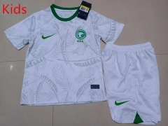 2022-2023 Saudi Arabia Home White Kids/Youth Soccer Uniform-507