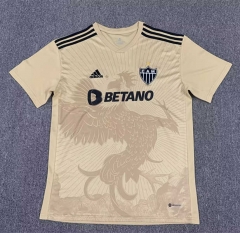 2022-2023 Atlético Mineiro Beige Thailand Soccer Jersey AAA-512