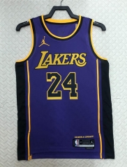 2022-2023 Jordan Limited Version Los Angeles Lakers Purple #24 NBA Jersey-311