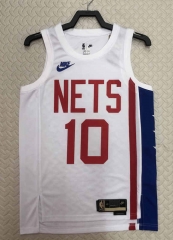 2022-2023 Retro Edition Brooklyn Nets White #10 NBA Jersey-311