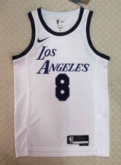 2022-2023 City Edition Los Angeles Lakers White #8 NBA Jersey-311
